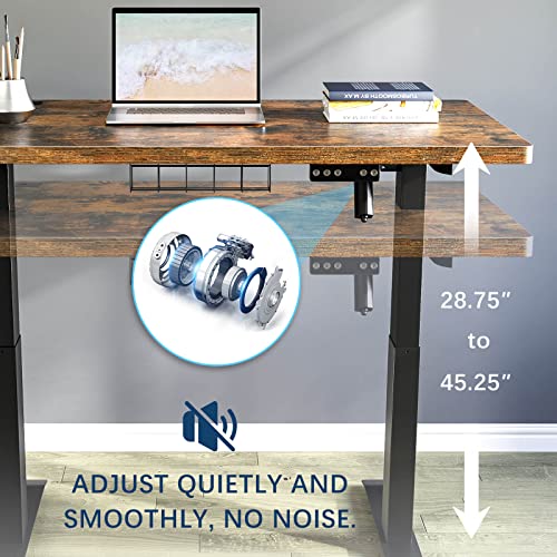 WULEITEX Electric Standing Desk, 40 x 24 Inches Adjustable Height Desk
