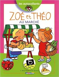 Zoé et Théo au marché