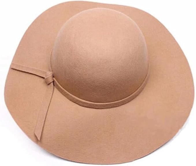 camel felt floppy hat