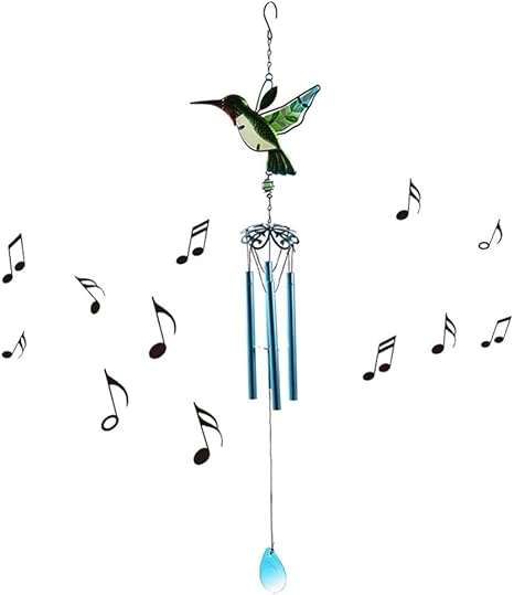 Campanas de Viento Jardín Aves Campanas de Viento Ventana Balcón