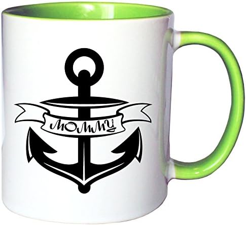 Mister Merchandise Mug Coffee Pot Anker Mommy Mama Anchor Teacup Cup, many colors