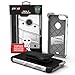 iPhone 8 Plus Case / iPhone 7 Plus Case - Zizo [Bolt Series] w/[iPhone 8 Plus Screen Protector ] Kickstand [Military Grade Drop Tested] Holster Clip White/Gray