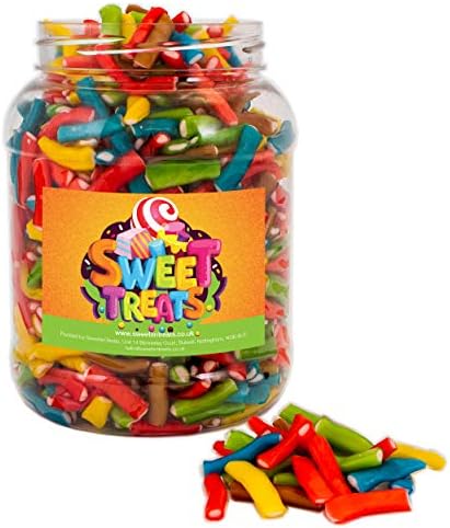 Mr Tubbys Mini Assorted Pencils Suitable for Vegans Sweets n Treats Orange Label Large Jar 1500g