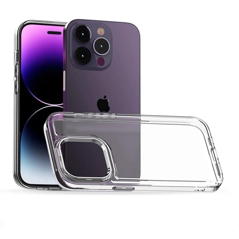 Photo 1 of Infralife Clear Protective Case Designed for iPhone 15 Pro Max Case, Clear Shockproof Phone Bumper Cover 6.7 inch,Upgraded Slim Cover Compatible with iPhone 15 Pro Max/Ultra (Clear)