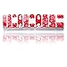 HIGH'S 20pcs Nail Polish Strips Art Polish Stickers Self-Adhesive Nail Decal Wraps for Women Girls Fullnail Polish Patch Strips for Wedding (Red Christmas)
