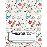 Handwriting Practice Paper Workbook Primary Composition Notebook: Blank Dotted Writing Sheets Notebook Journal For Preschool And Kindergarten Kids ... Book For Preschoolers) (Back to School)