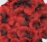Wholesale Lot 3000 PCS Dark Red Silk Rose Petals Wedding Flower Decoration Wf-031
