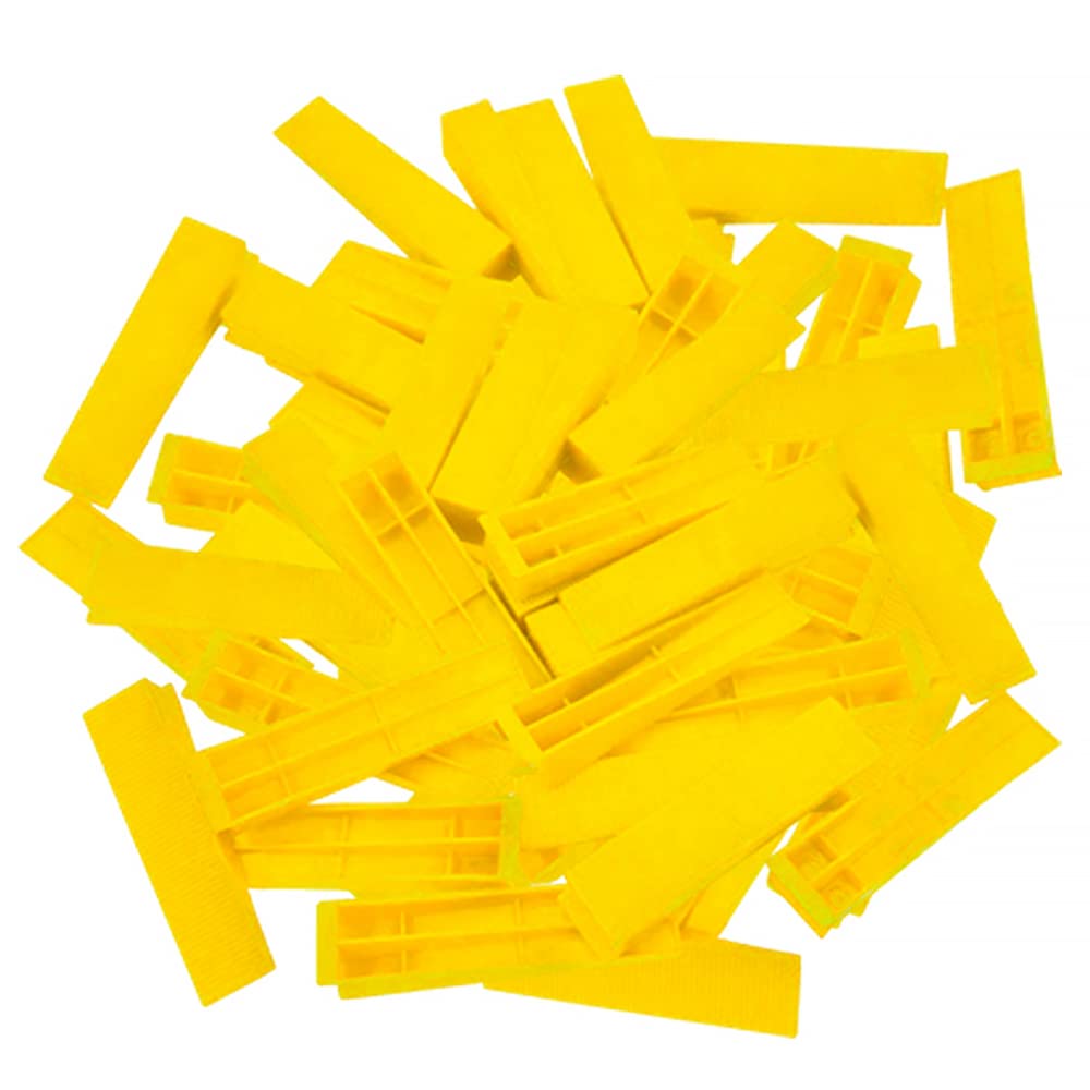 Tile Leveling System, Wall Tile Leveling Tool, 100PCS Resuable Wedges for Tile Leveling Stitching