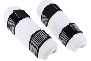 Hi.FANCY Flexible Taekwondo Elbow Forearm Protector Pad for Martial Arts Kickboxing Black, M, 1Set