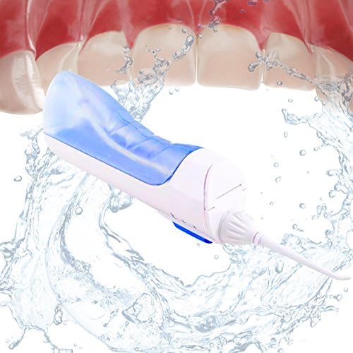 Clean Where Traditional Brushing And Flossing Can't Reach by Compact Powerfull Cordless Water Jet Flosser, Whitening Oral Hygiene Irrigator, Enjoyable Tooth And Implant Cleaner With Copyrighted e-Book