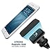 Tech Armor Universal Air Vent Magnetic Car Mount, Quick Snap w/Swivel for iPhone, Galaxy, Google, LG, More - Black