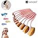Makeup Brushes,Vander 10 Pcs Fashionable Professional Super Soft Oval Toothbrush Makeup Brush Set Foundation Brushes Contour Powder Blush Concealer Eyeliner Make Up Brush Cosmetics Tool (Pink)