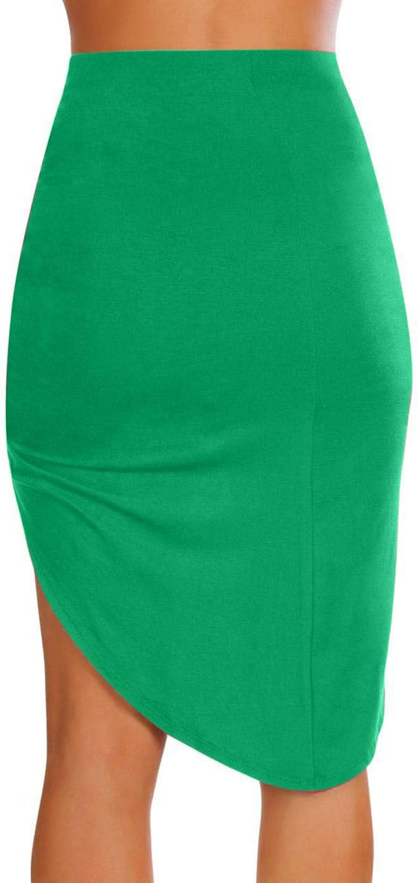 Sexy Mini Skirts for Women Bodycon High Waisted Boho High Low Pencil Summer Skirt. Beach,Office,Clubwear,Date Nightout: Clothing