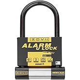 Noisy Cat Lock Series ZUG14-230 - 120 db Alarm, Anti-Drill, PVC U-Bar, Corrosion Resistant, Art Accredited, Cut Resistant - 1