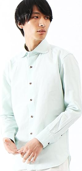 Amazon アバハウス Abahouse トップス Recency Of Mine フレンチリネンシャツ メンズ ミント 50 Xl シャツ 通販