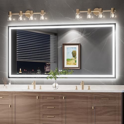TokeShimi LED Bathroom Mirror Lighted Bathroom Vanity