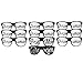 Bachelorette4Ever Set of 10 Bachelor Party Sunglasses - Party Sunglasses for Wedding, Ceremonies &