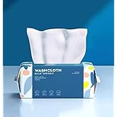 Disposable Face Towel 100 Count,Thickening Ultra Soft Washcloths,Facial Cotton Tissue,Lint-free cotton dry wipes Multi-Purpose for Skin Care,Make-up Wipes,Face Wipes and Facial Cleansing (1)