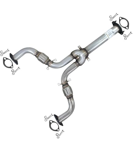 Amazon.com: Exhaust Front Flex Y Pipe Compatible for 2003-2007