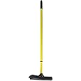 FURemover Pet Hair Remover Carpet Rake - Rubber Broom for Pet Hair Removal Tool with Squeegee & Telescoping Handle Extends fr