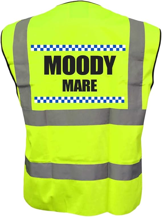 Equestrian SILLITOE MOODY MARE Hi Viz Vis Vest Horse Riding Equine Safe