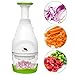 Onion Vegetable Fruit Salad Food Garlic Meat Chopper Dicer Cutter Stainless Steel Blades Manual Hand Chopper - Acodine