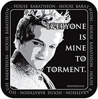 Coasteroo EVERYONE IS MINE TO TORMENT Joffrey Baratheon Game of Thrones - FRIDGE MAGNET - 57mm x 57mm - Gloss Finish - TV/Television Themed Design