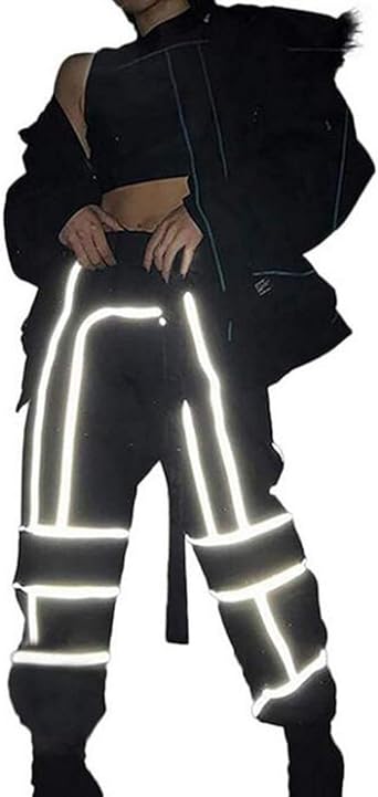 reflective cargo pants womens