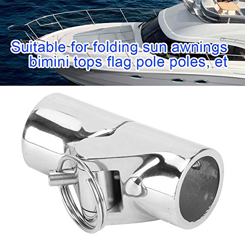 Jiawu Marine Stainless Steel Folding Swivel Coupling Tube Pipe Connector 180 Degree photo 9