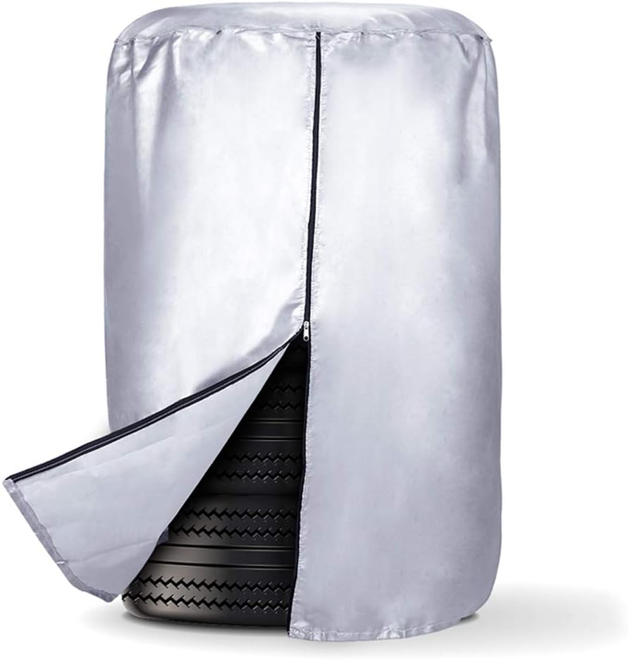Aebitsry Seasonal Tire Storage Cover, Car Spare Tires Bag 210D Oxford Cloth Waterproof Dustproof Sonw and UV Protection Fit Up to 32" Tire Diameter