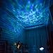 iAVO Remote Control Ocean Wave LED Projector Night Light with 7 Colorful Light Mode and Built-in Music Player Black