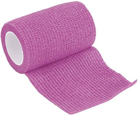 BEARCOLOR Self Adhesive Sports Bandage Tape, Non-Woven Elastic Vet First Aid Wrap Tape Waterproof Sticky Bandage for Animals Pet
