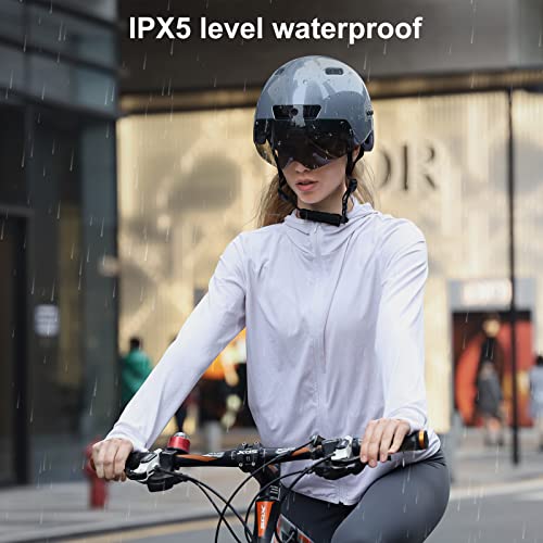 KRACESS Adult Bike Smart Helmet with Driving Recorder and LED Taillight