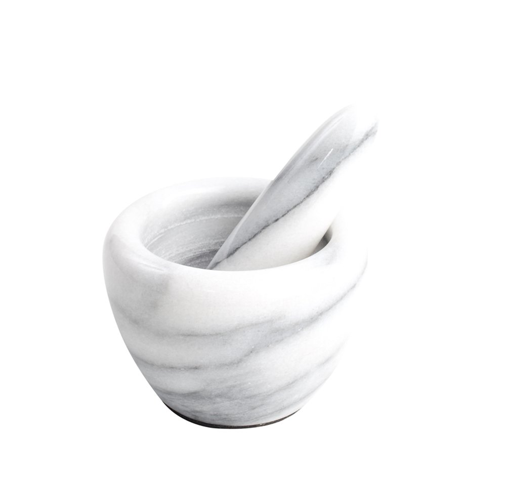 T&G Marble Art Pestle and Mortar in White Marble Mini Amazon.co.uk