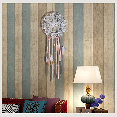 OFNMY 3pcs Boho Dream Catchers Macrame Handmade Gold Pink White Dreamcatcher for Wall Hanging Decoration, Wedding Party Favor, Baby shower, Girls Nursery Room Decor - Thumbnail 6