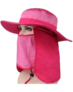 Outdoor Women 360°UV Protection Cap Quick-dry Sun Hat for Traveling Hiking Camping