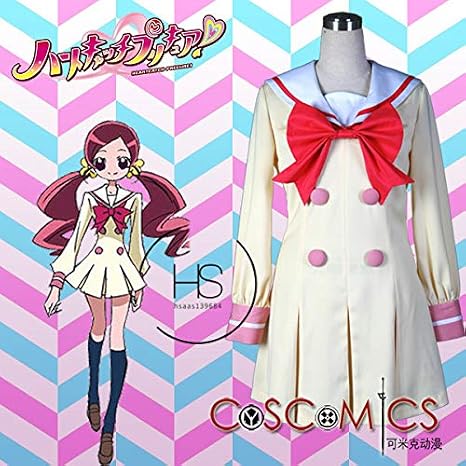 Amazon Supcute18 ハートキャッチプリキュア ハトプリ 明堂学園女子制服 コスプレ衣装 コスプレ 仮装 通販