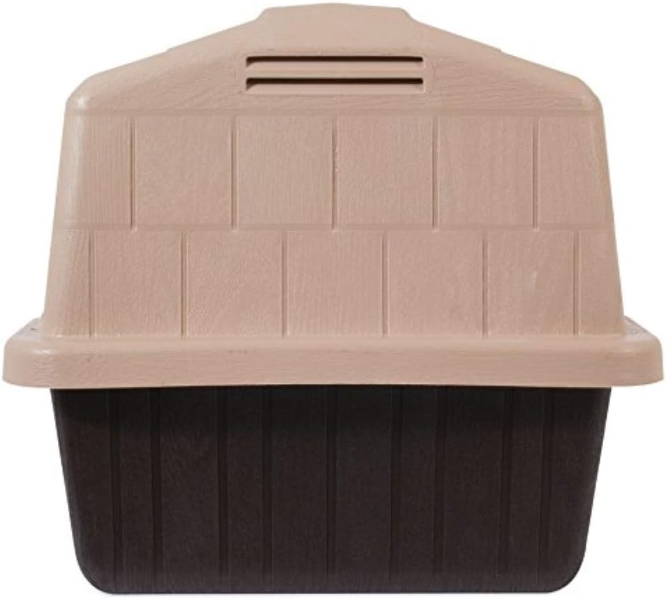 Petmate Aspen Pet Petbarn Dog House Snow and Rain Diverting Roof Raised Floor No-Tool Assembly 4 Sizes Available, Multi, UP to 15 LBS : Dog Houses : Pet Supplies