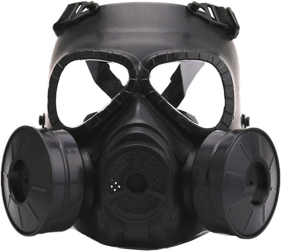 FyuFE Games Mask,Impact Resistant Adjustable Mask Multiple Colors to Choose from for Cosplay Protection Masquerade,Black