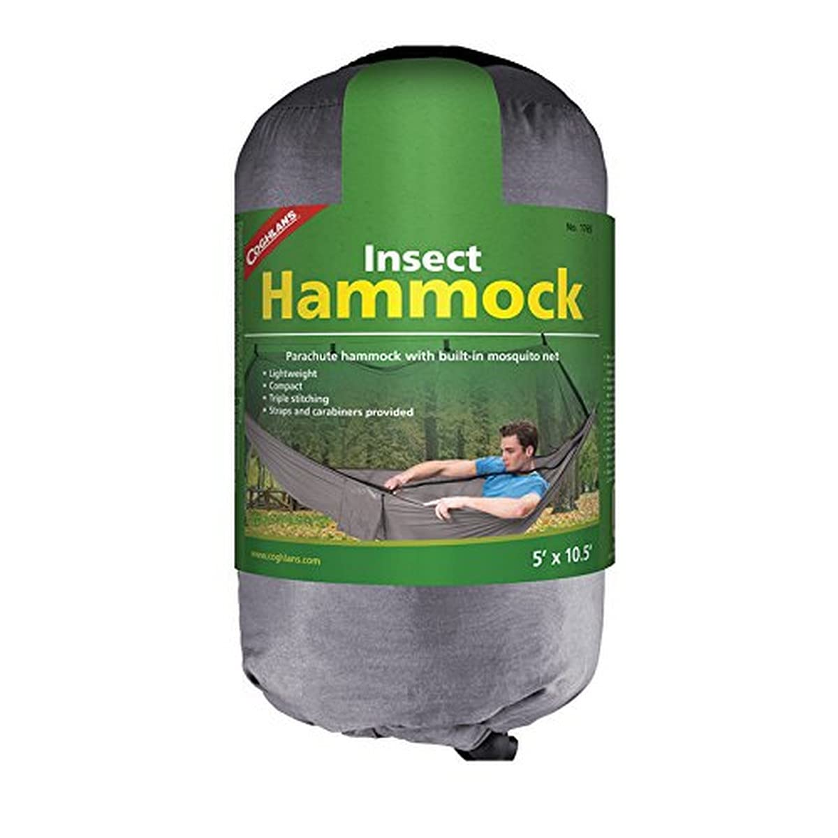 Coghlan's Unisex C1765 Single Parachute Insect Hammock, Grey, One Size