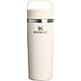 STANLEY Cafe To Go Travel Mug 16 oz | Leakproof Two-Part Drink Through Lid | Tumbler Cup for Coffee, Tea and Drinks | Insulated Stainless Steel Coffee Mug | BPA-Free | Cream Gloss