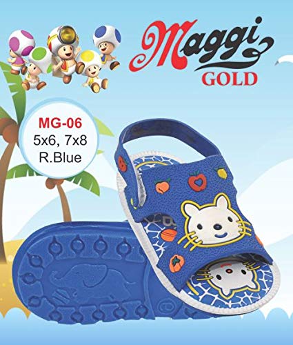 blue and gold sandals