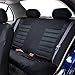 FH Group Car Seat Cover for Back Seat Premium 3D Air Mesh Black Seat Cover Universal Fit Rear Seat Cover Split Bench Car Seat Protector for Dogs and Kids, Car Interior Accessories for SUV Sedan Van