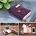 Refillable Handmade Traveler's Notebook, Leather Travel Journal Notebook for Men & Women, Perfect for Writing, Gifts, Travelers, Small Size 5.3