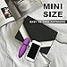 Mini Wand Massager,Fovel Wireless Cordless Portable Small Size Handheld Powerful Massage for Back Neck Shoulder Silent Waterproof USB Chargeable,Purple ...