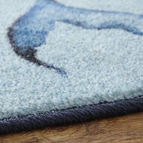 Mohawk-Home-Prismatic-Medium-Blue-Mermaid-Tales-Nautical-Printed-Contemporary-Kids-Area-Rug-5x8 Mohawk Home Prismatic Medium Blue Mermaid Tales Nautical Printed Contemporary Kids Area Rug, 5'x8'