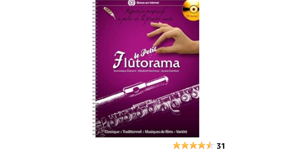 Amazon Com Le Petit Flutorama Cd Etievant Dominique Books
