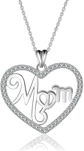 Amazon Com Silver Jewelry For Mom Delicate Pendant For Women Mom
