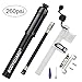 Bodyguard Mini Bike Pump - Reliable Hand Air Pump, Presta and Schrader Valve Compatible with Road, Mountain and BMX Bicycle Tires, High Pressure 260 Psi, 7.3 inches (Black)
