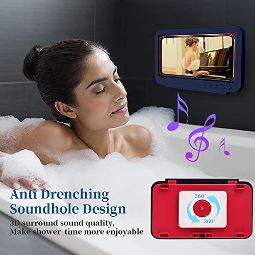 Shower Phone Holder Waterproof Case Rotatable,OOLYICO Wall Mount Phone